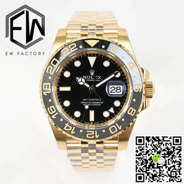 Replica Rolex GMT Master II M126718grnr-0001 1:1 Best Edition Black Dial - DEEPREPS