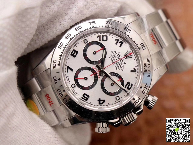 Rolex Daytona Replica Cosmograph 116509-78599 1:1 Best Edition White Dial Swiss ETA4130 - DEEPREPS