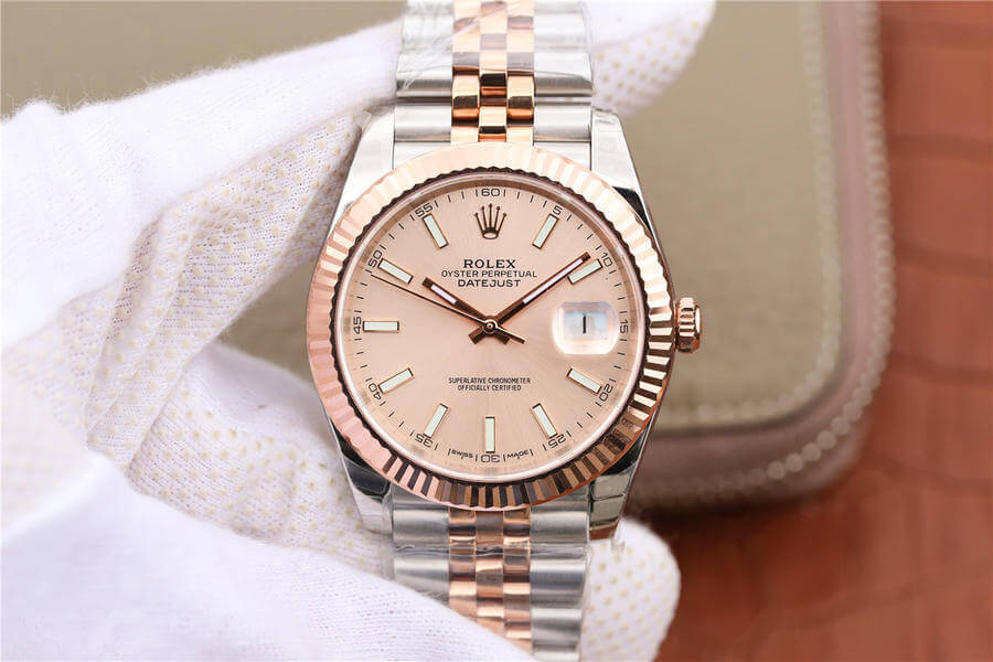 Replica Rolex Datejust M126331-0010 1:1 Best Edition Rose Gold - DEEPREPS