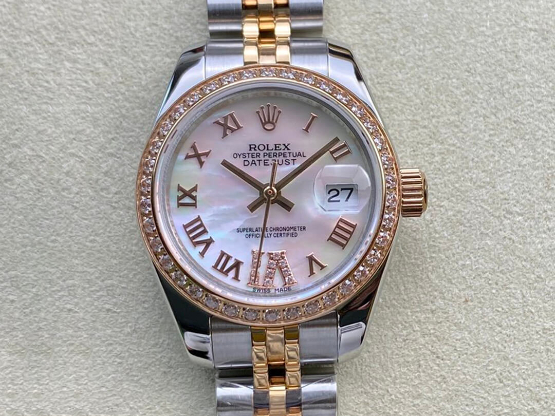 Replica Rolex Datejust 28MM 1:1 Best Edition Mother-of-pearl Dial - DEEPREPS