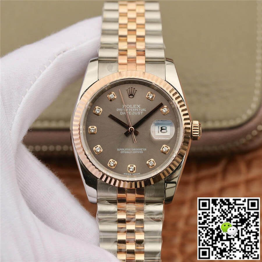 Replica Rolex Datejust 116231 1:1 Best Edition Diamond-set Dial - DEEPREPS