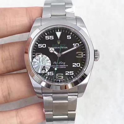 Replica Rolex Air-King 116900 1:1 Best Edition Black Dial - DEEPREPS