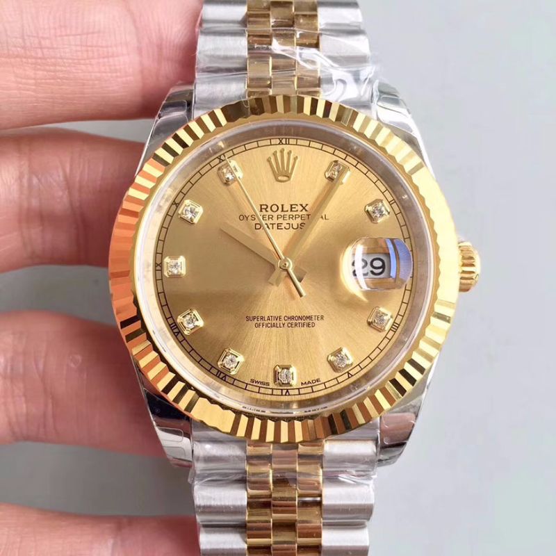 Replica Rolex Datejust II M126333-0012 1:1 Best Edition Swiss ETA3255 Stainless Steel 410L and 18K Yellow Gold Bracelet - DEEPREPS