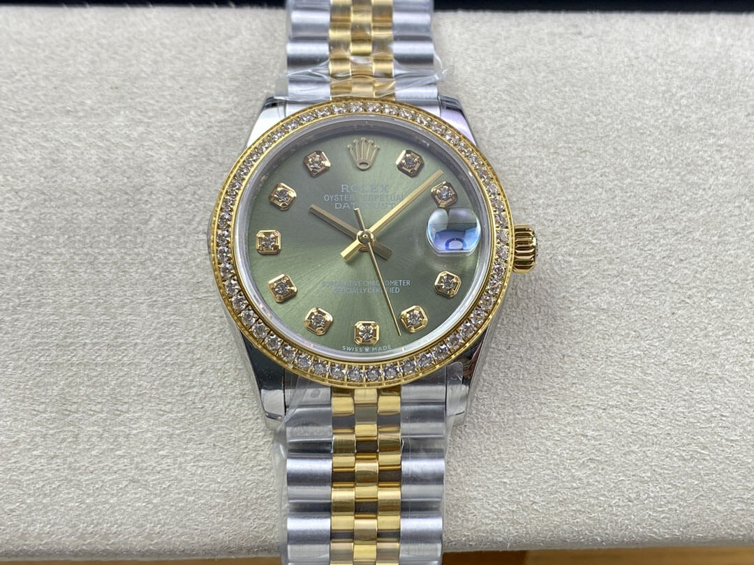 Replica Rolex Datejust M278383RBR-0030 31MM 1:1 Best Edition Diamond Bezel - DEEPREPS
