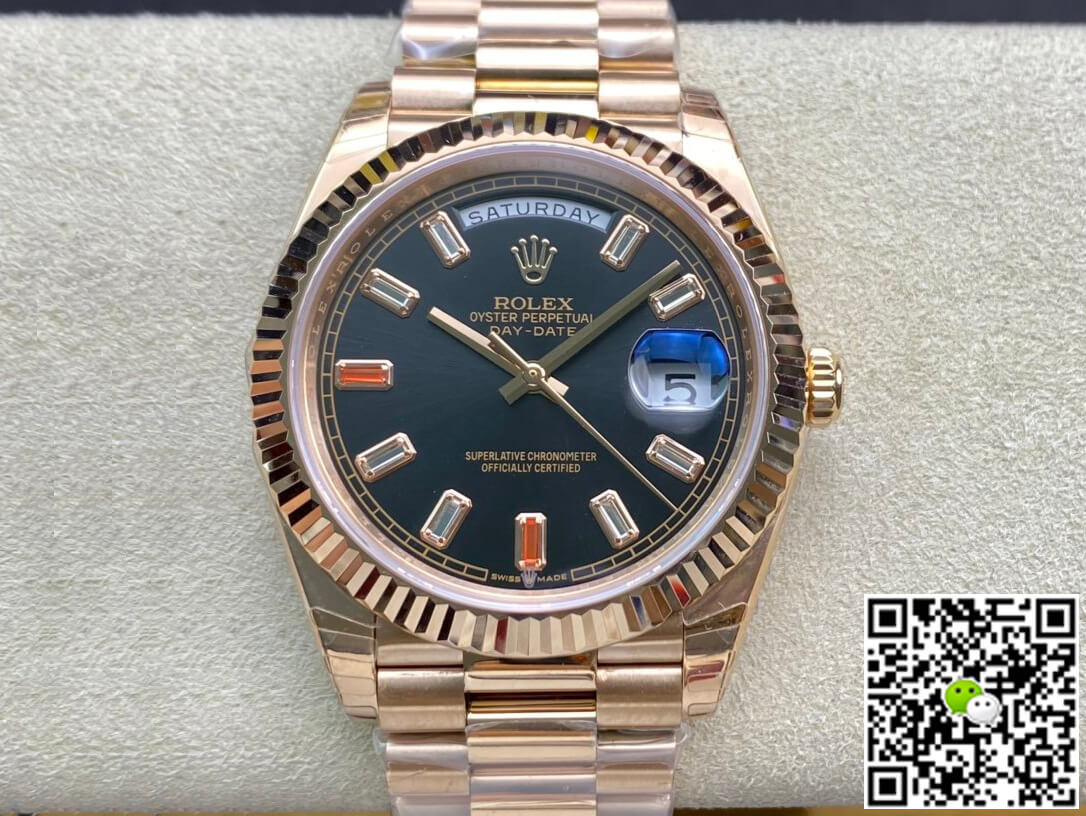 Replica Rolex Day Date 40MM 1:1 Best Edition Rose Gold - DEEPREPS