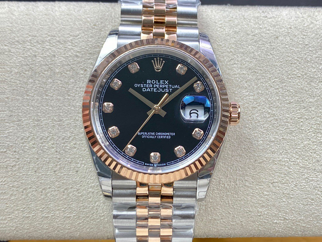 Replica Rolex Datejust M126231-0019 1:1 Best Edition Black Dial - DEEPREPS