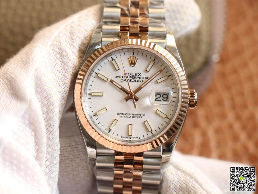 Replica Rolex Datejust M126231-0017 1:1 Best Edition White Dial - DEEPREPS