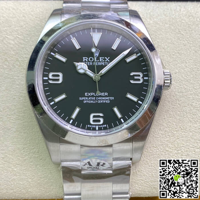 Replica Rolex Explorer M214270-0003 39MM 1:1 Best Edition Black Dial - DEEPREPS
