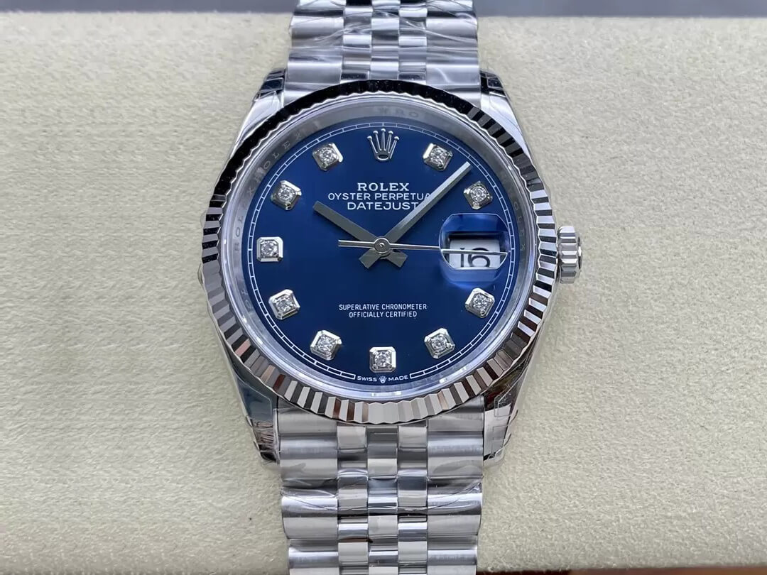 Replica Rolex Datejust M126234-0037 36MM 1:1 Best Edition Diamond Dial - DEEPREPS