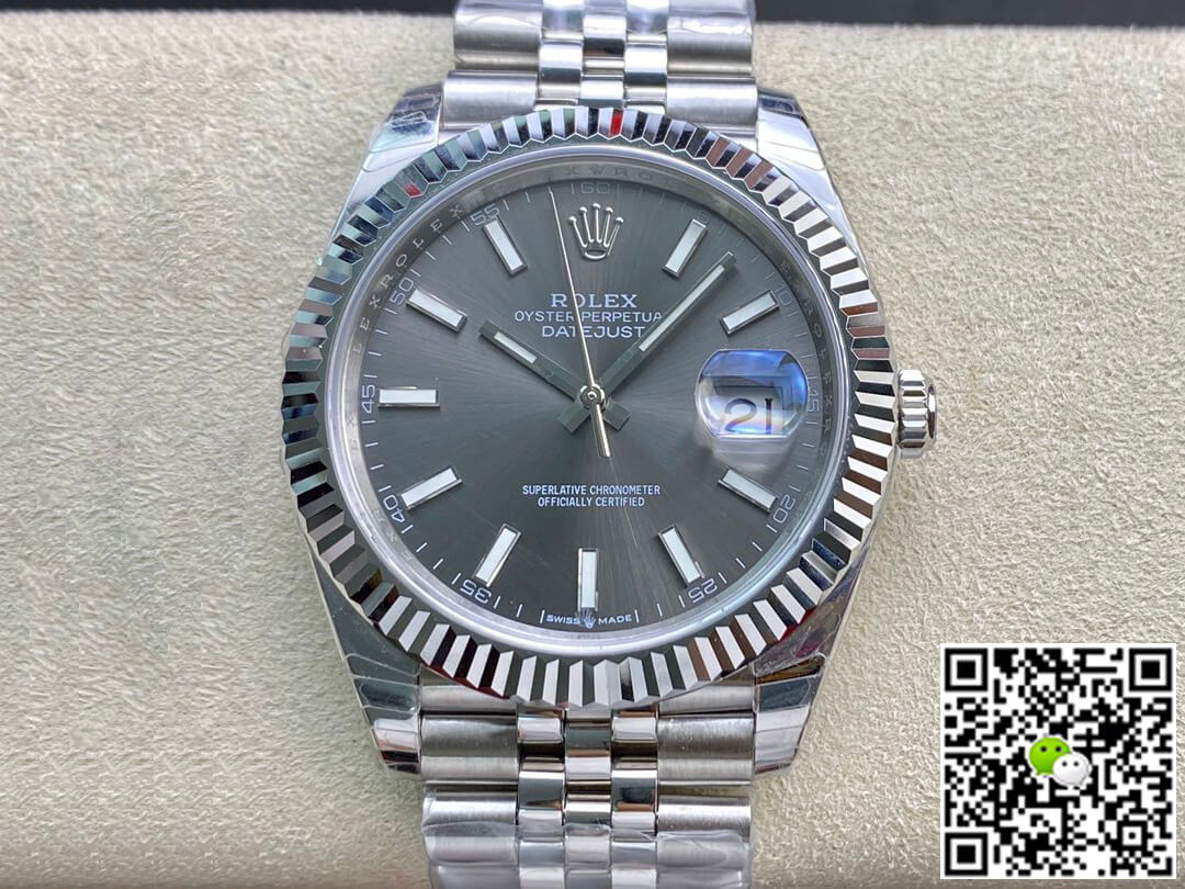 Replica Rolex Datejust M126334-0014 1:1 Best Edition Grey Dial - DEEPREPS