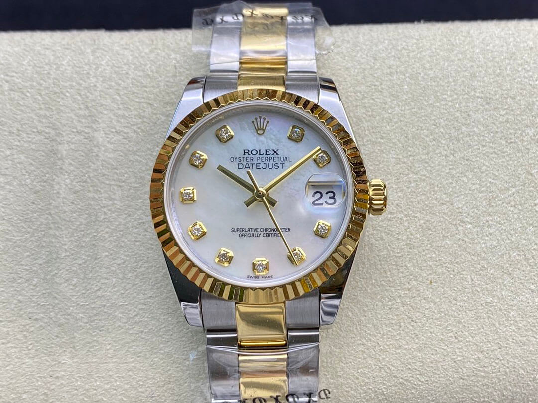 Replica Rolex Datejust M278273-0027 31MM 1:1 Best Edition Diamond-set Dial - DEEPREPS