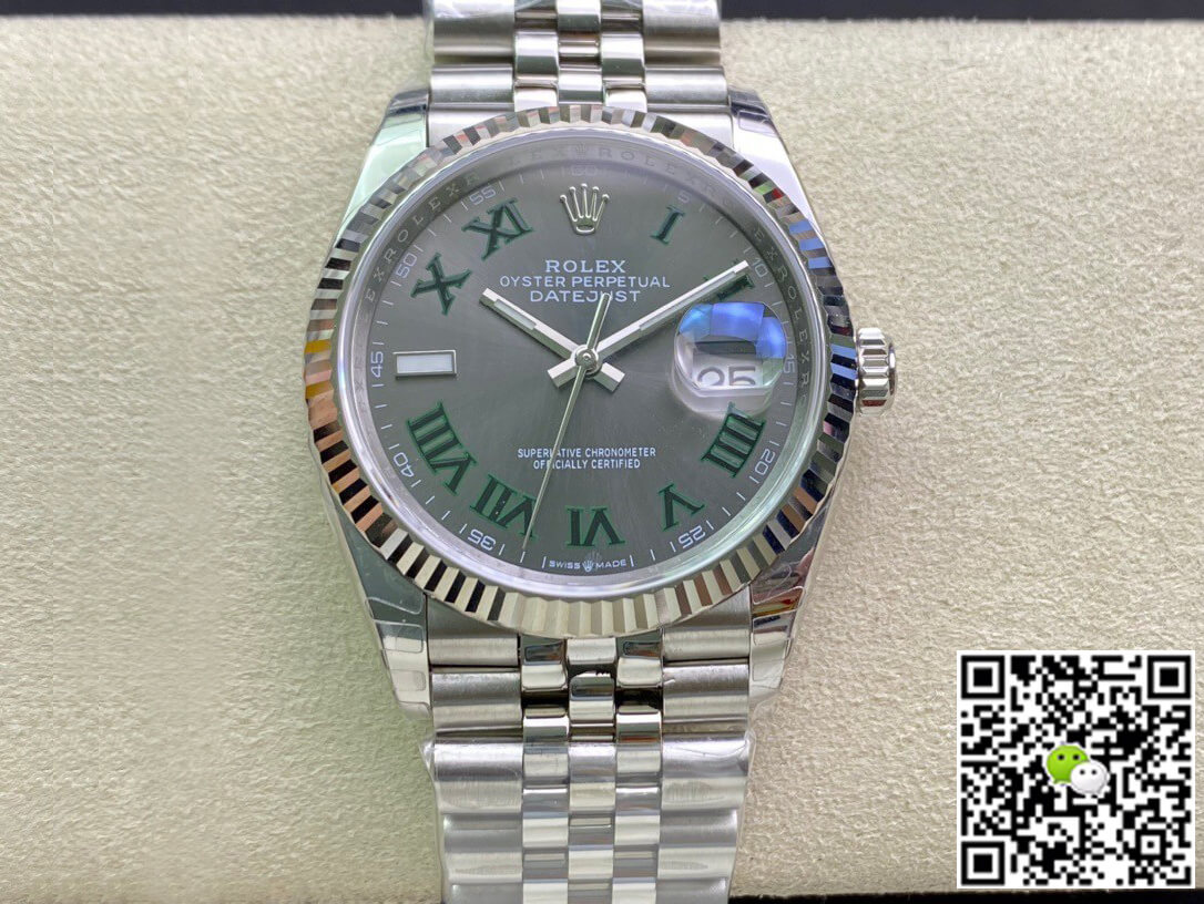 Replica Rolex Datejust M126234-0045 36MM 1:1 Best Edition Grey Dial - DEEPREPS