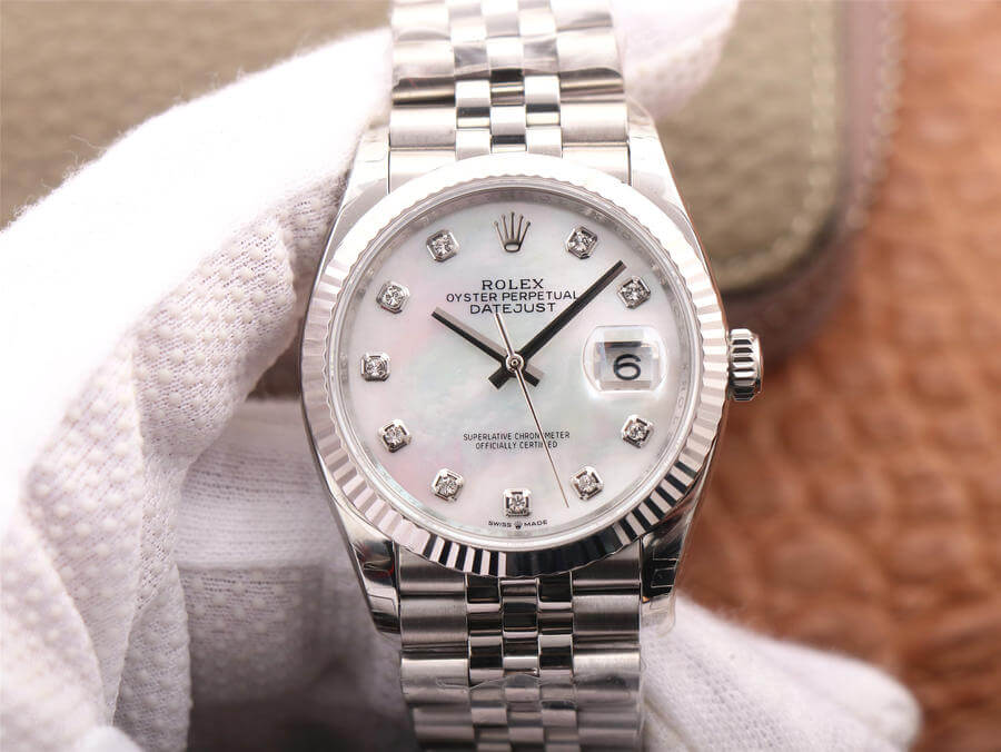 Replica Rolex Datejust M126234-0019 1:1 Best Edition Mother-Of-Pearl Dial - DEEPREPS