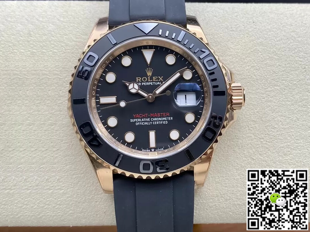 Replica Rolex Yacht Master M126655-0002 1:1 Best Edition Rose Gold - DEEPREPS