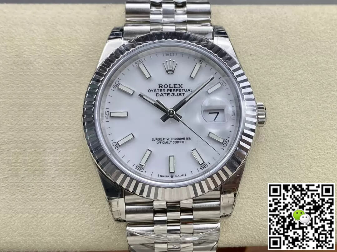 Replica Rolex Datejust M126334-0010 1:1 Best Edition White Dial - DEEPREPS
