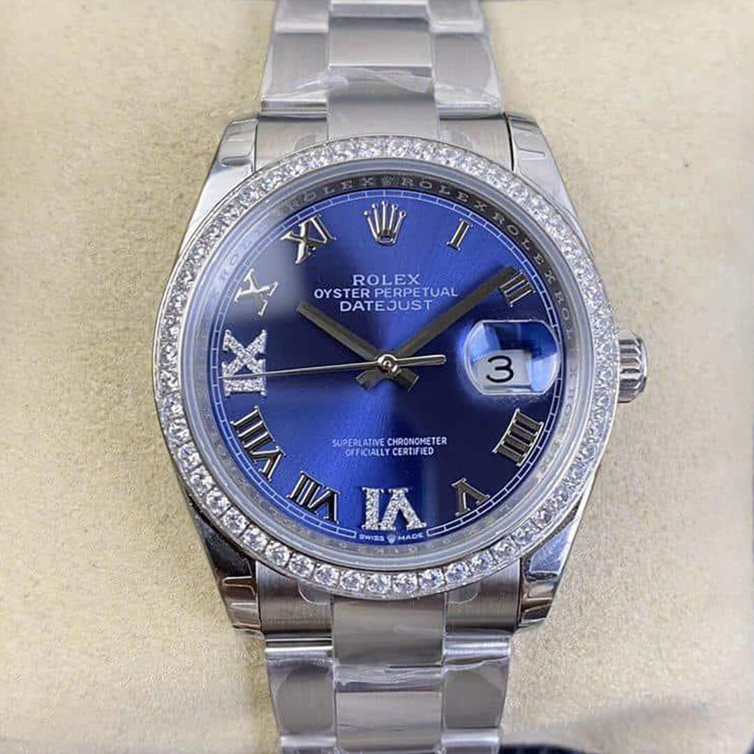 Replica Rolex Datejust M126284RBR 1:1 Best Edition Blue Dial - DEEPREPS