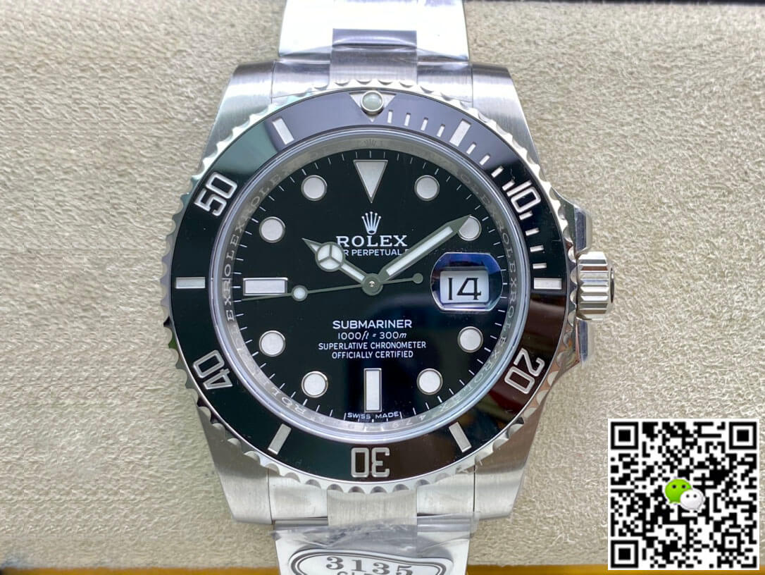 Rolex Submariner Replica 116610LN-97200 1:1 Best Edition V4 Black Bezel - DEEPREPS