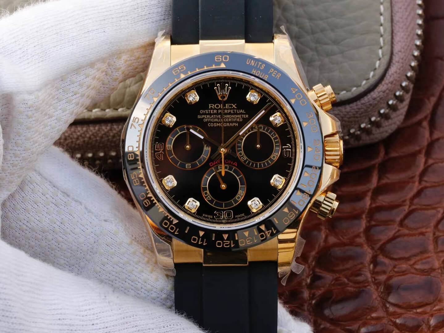 Replica Rolex Daytona Cosmograph M116518ln-0046 1:1 Best Edition Black Dial - DEEPREPS