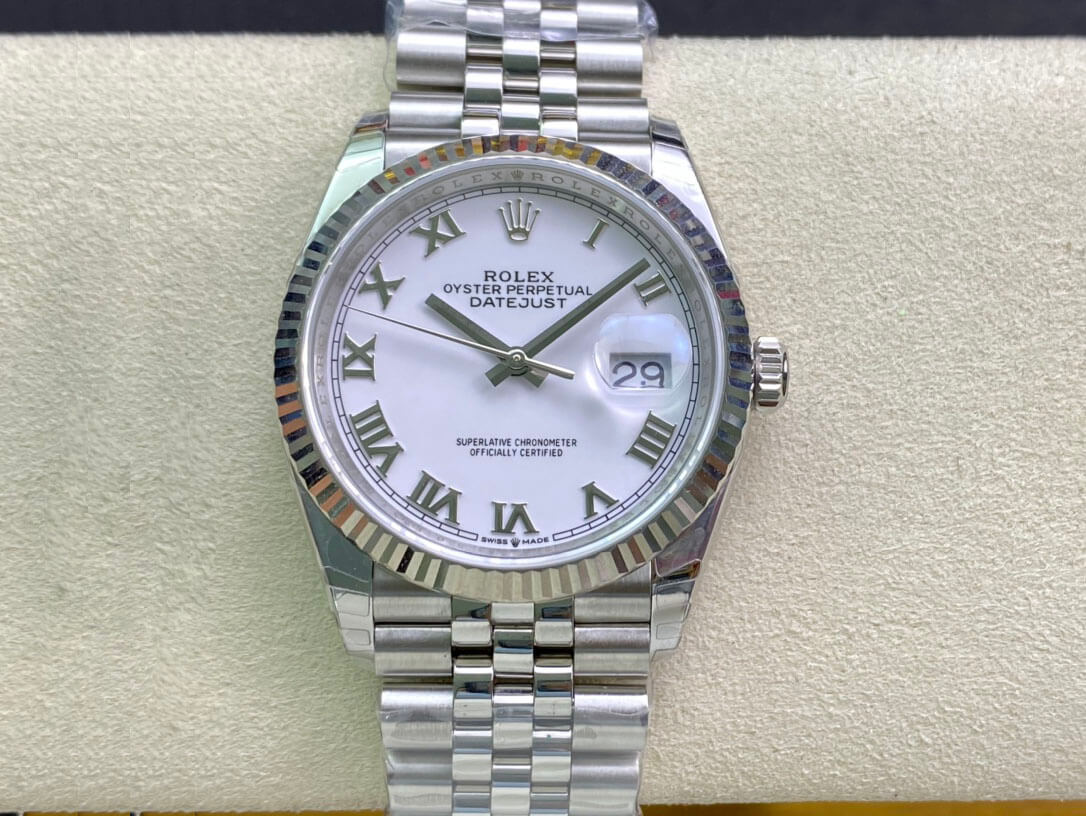 Replica Rolex Datejust M126234-0025 1:1 Best Edition White Dial - DEEPREPS