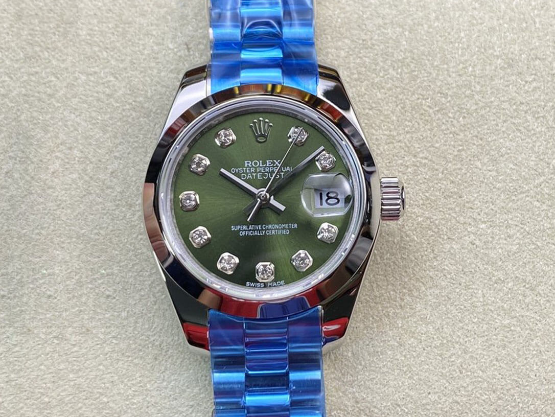 Replica Rolex Datejust 28MM 1:1 Best Edition Green Dial - DEEPREPS