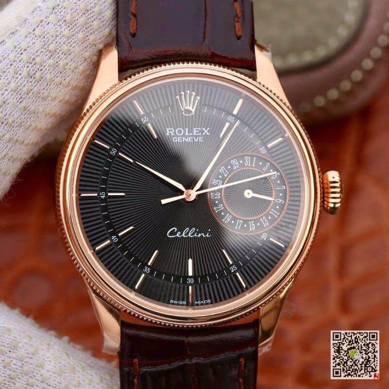 Replica Rolex Celini 50515 Men Watches 1:1 Best Edition Black Dial - DEEPREPS
