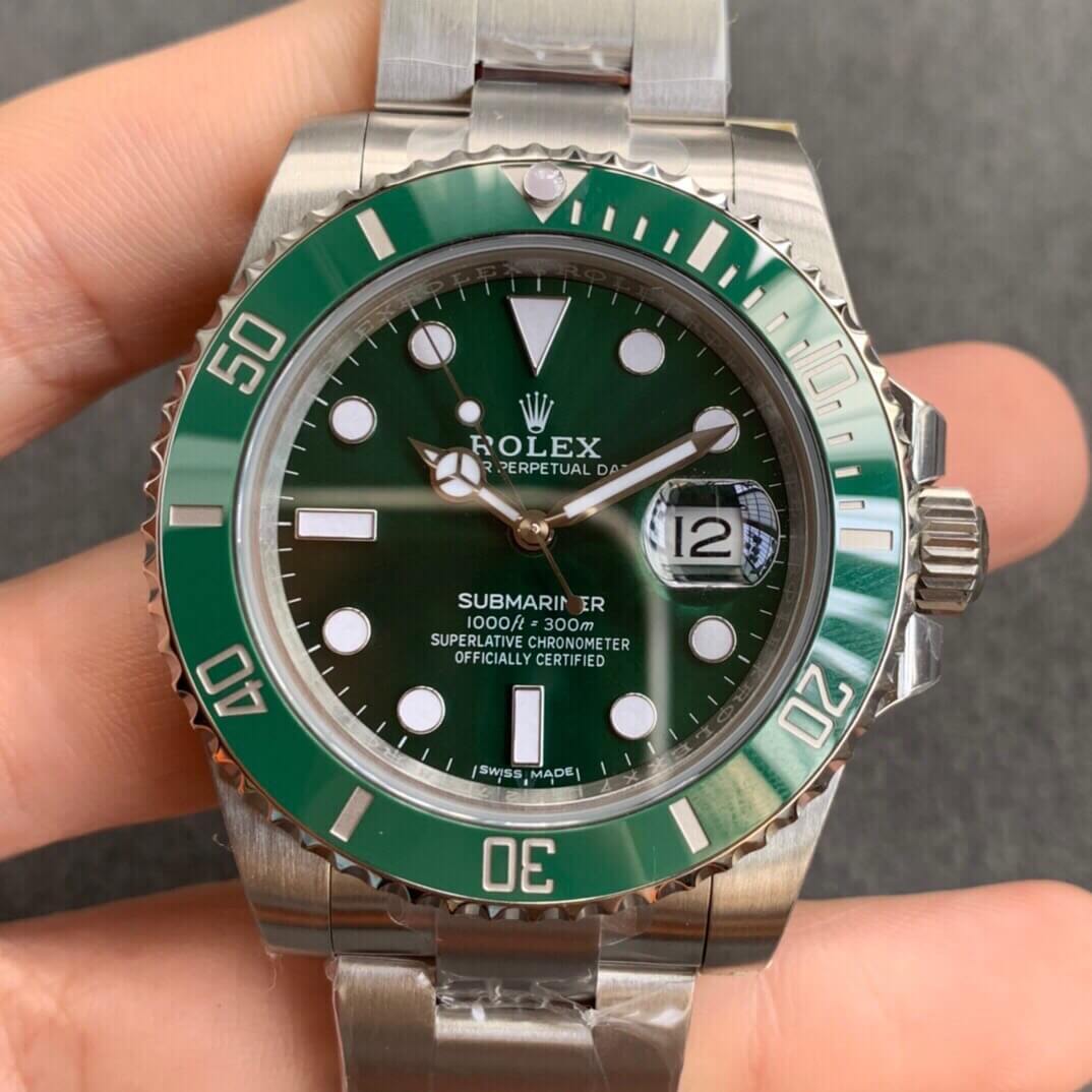 Rolex Submariner Replica 116610LV 40MM 1:1 Best Edition ZZ Factory V2S Green Bezel - DEEPREPS