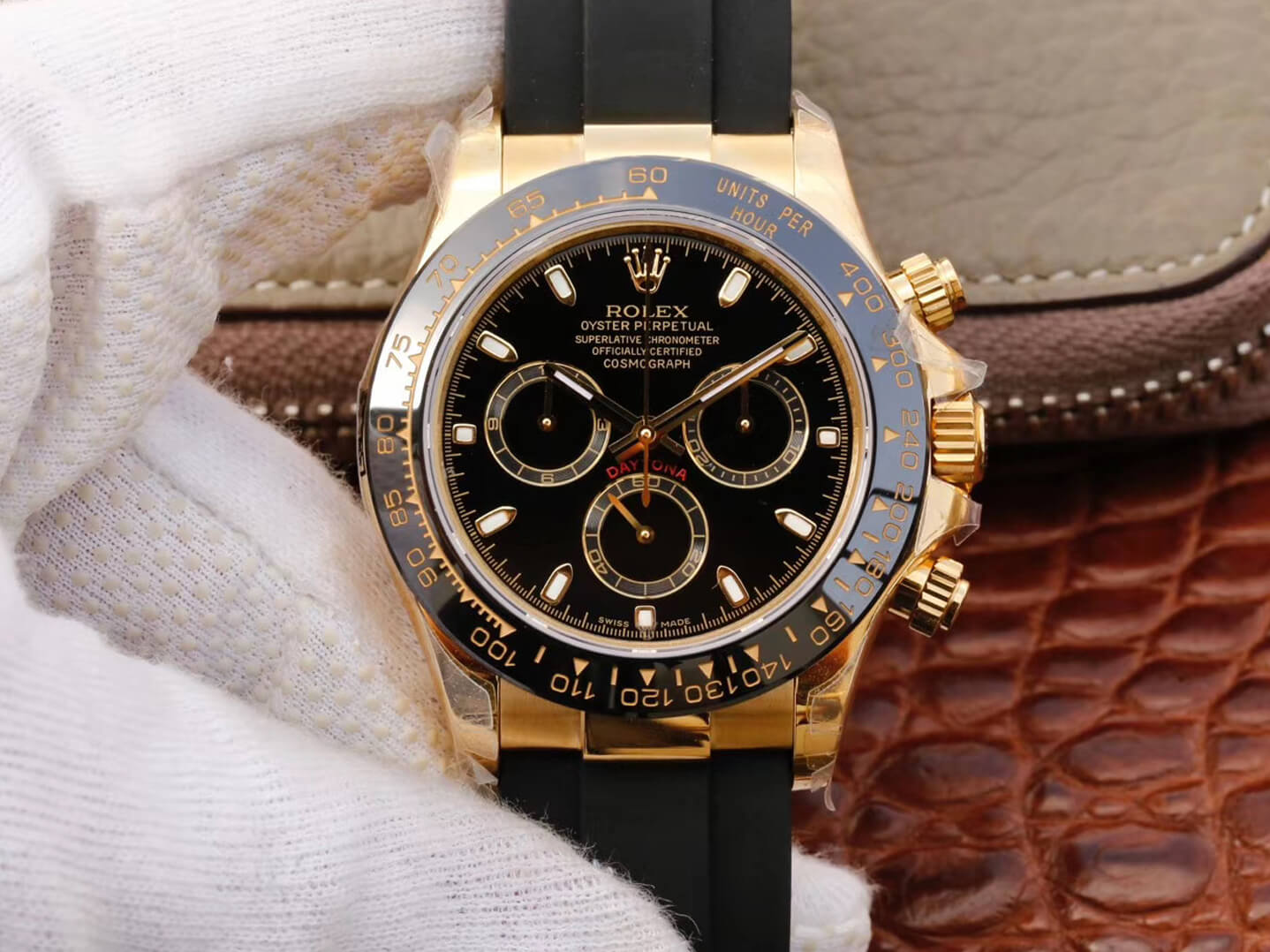 Replica Rolex Daytona Cosmograph M116518ln-0043 1:1 Best Edition Black Dial - DEEPREPS