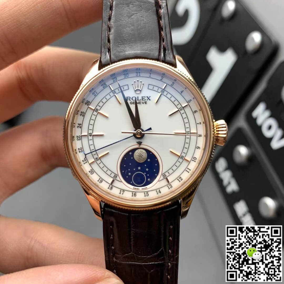 Replica Rolex Cellini M50535-0002 1:1 Best Edition White Dial - DEEPREPS