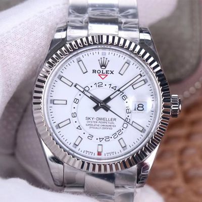 Replica Rolex Sky Dweller M326934-0001 1:1 Best Edition  White Dial Swiss ETA9001 - DEEPREPS
