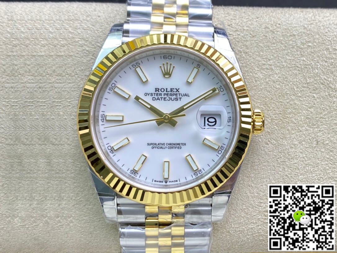 Replica Rolex Datejust M126333-0016 1:1 Best Edition White Dial - DEEPREPS