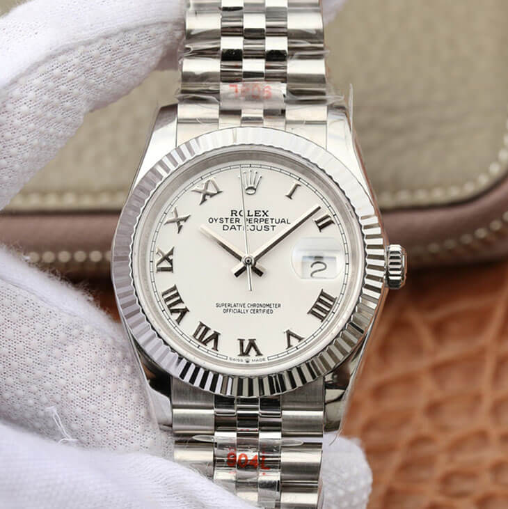 Replica Rolex Datejust M126234-0025 1:1 Best Edition White Dial - DEEPREPS
