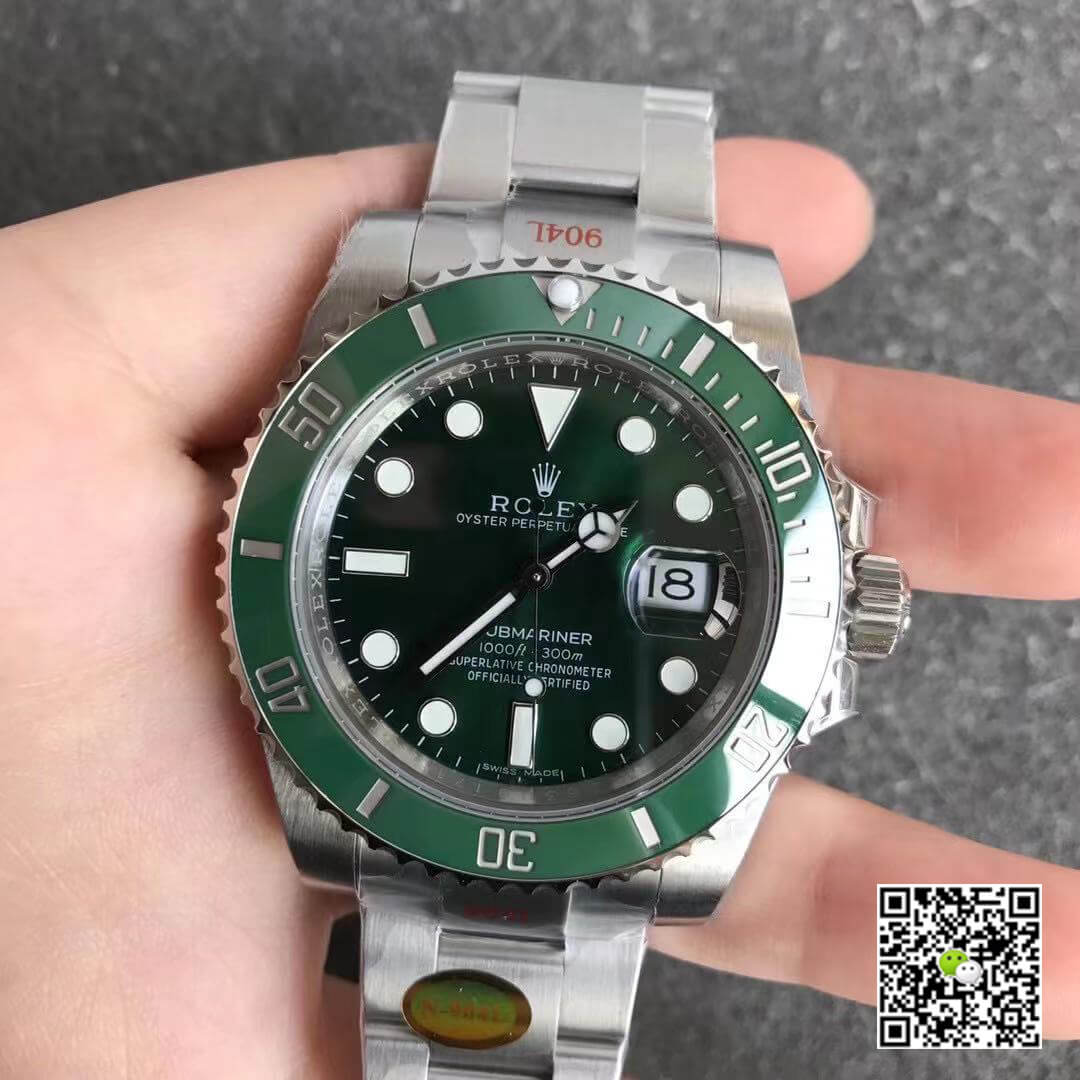 Rolex Submariner Replica 116610LN 1:1 Best Edition Noob Factory V12 Green Circle - DEEPREPS