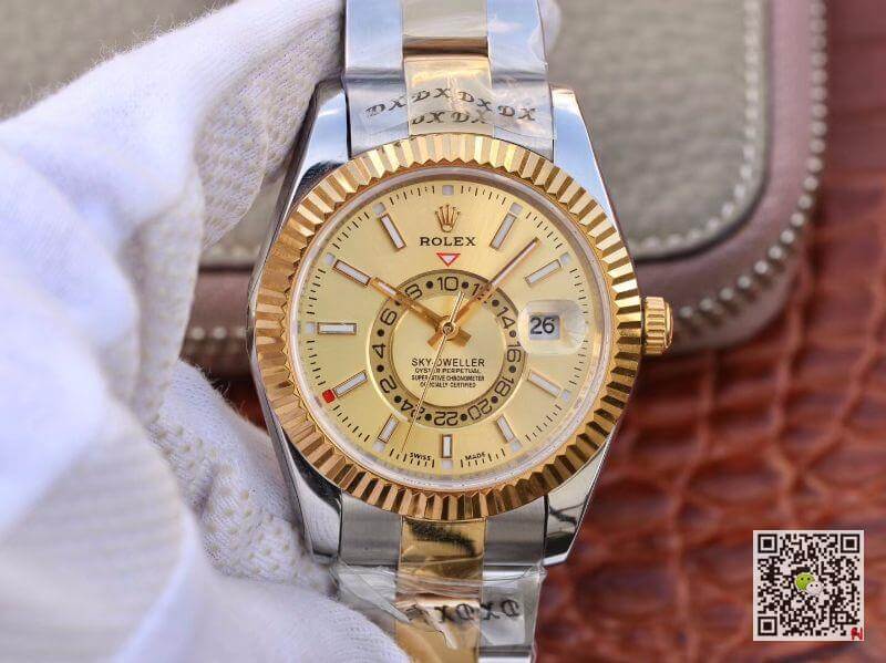 Replica Rolex SKY-DWELLER 326938-72418 1:1 Best Edition Swiss ETA2836 - DEEPREPS