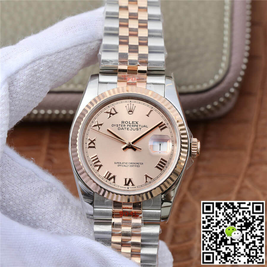Replica Rolex Datejust 116231 36MM 1:1 Best Edition Pink Dial - DEEPREPS