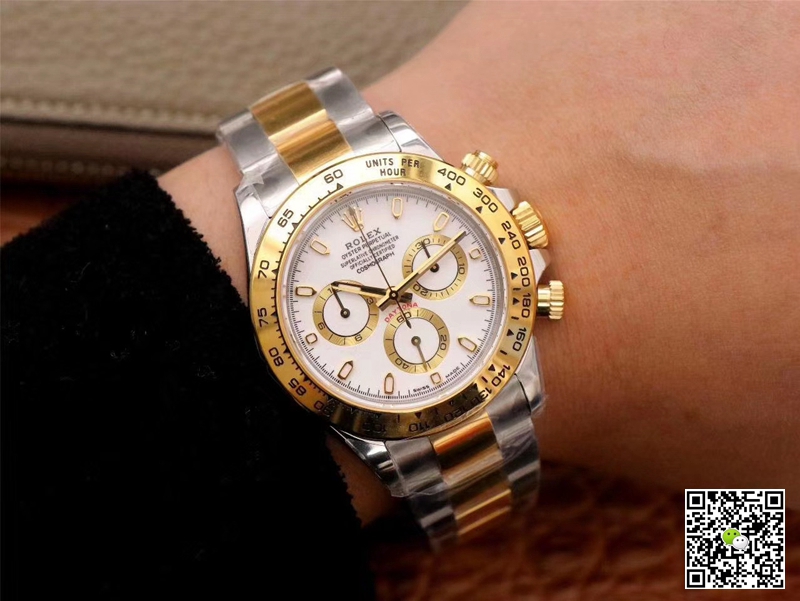 Rolex Daytona Replica Cosmograph M116503-0001 1:1 Best Edition White Dial Swiss ETA4130 - DEEPREPS