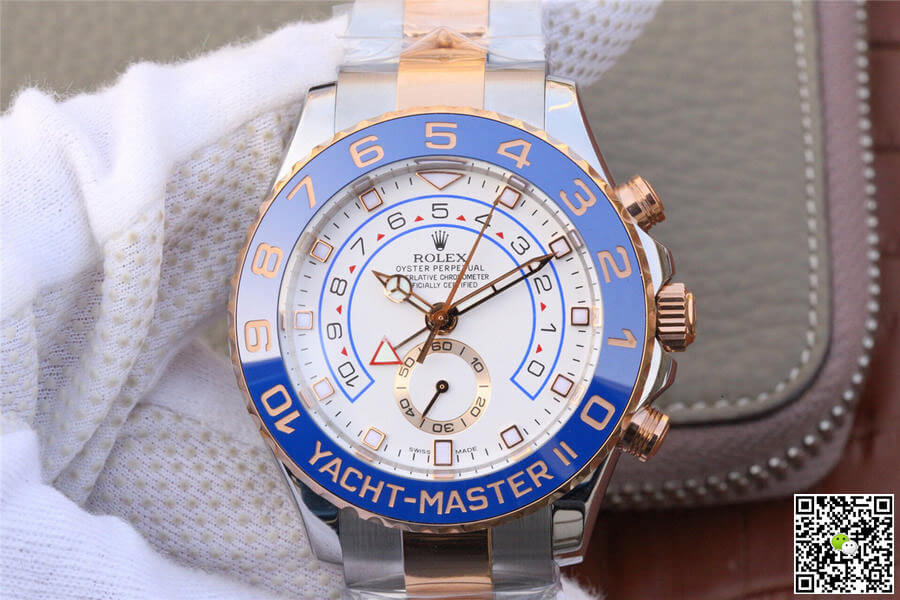 Replica Rolex Yacht-Master M116681-0002 1:1 Best Edition Rose Gold - DEEPREPS