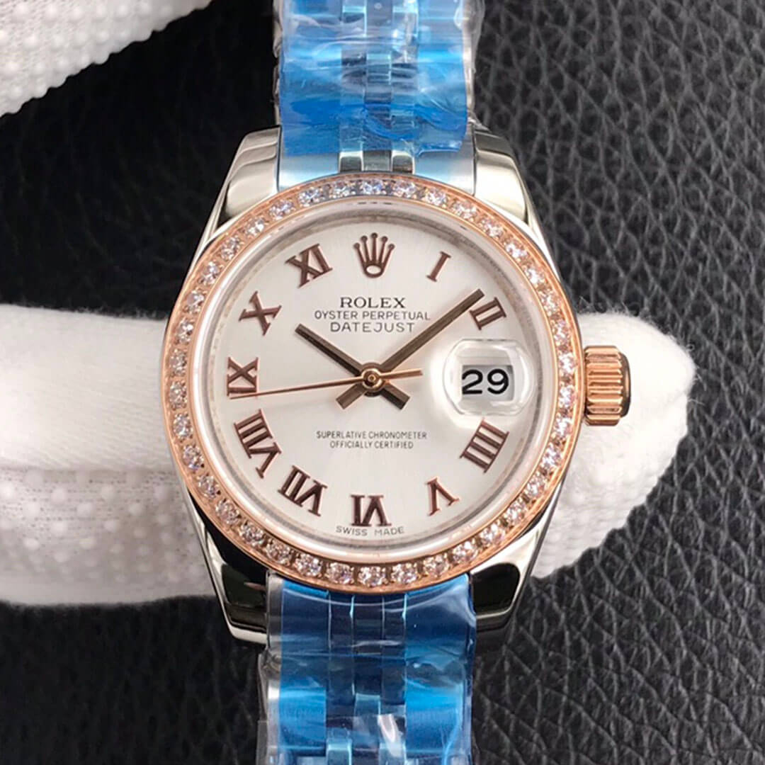 Replica Rolex Datejust 28MM 1:1 Best Edition Rose Gold - DEEPREPS