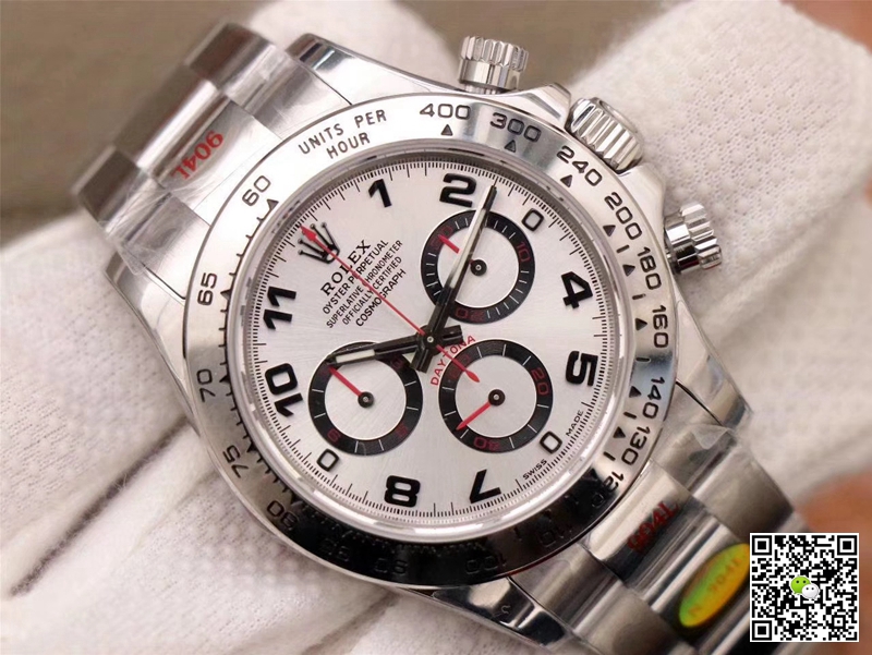 Rolex Daytona Replica Cosmograph 116509-78599 1:1 Best Edition White Dial Swiss ETA4130 - DEEPREPS