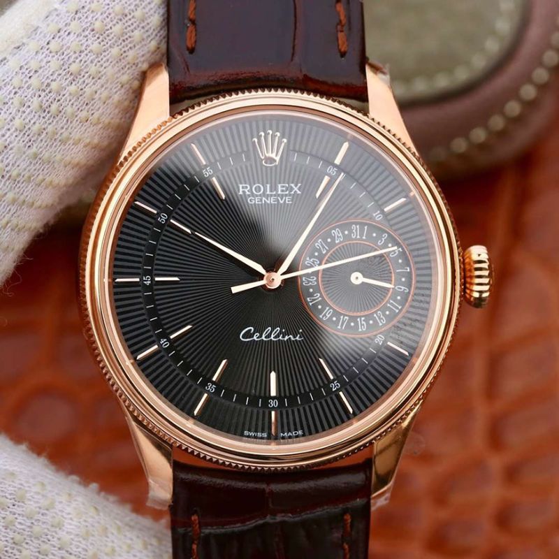 Replica Rolex Celini 50515 Men Watches 1:1 Best Edition Black Dial - DEEPREPS