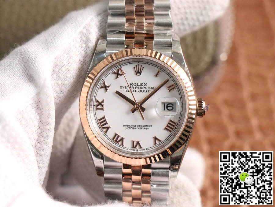 Replica Rolex Datejust M126231-0015 1:1 Best Edition White Dial - DEEPREPS