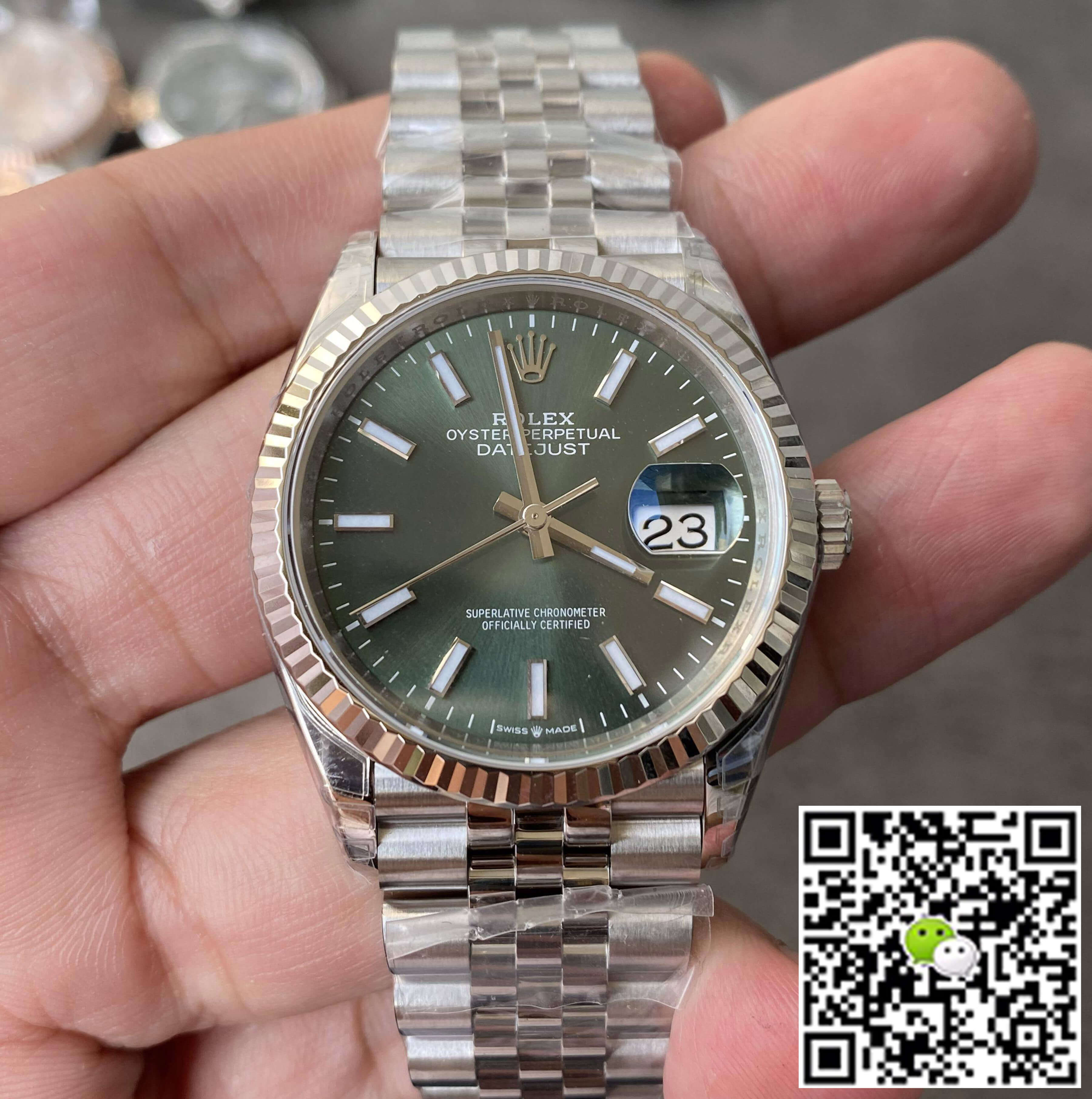 Replica Rolex Datejust M126234-0051 36MM 1:1 Best Edition Steel Strap - DEEPREPS