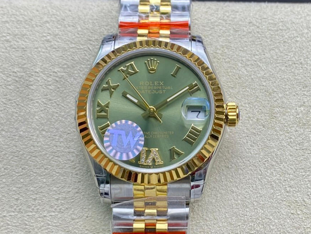 Replica Rolex Datejust 178273 31MM 1:1 Best Edition Green Dial - DEEPREPS