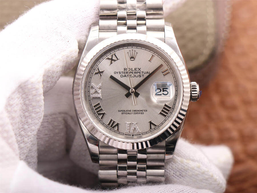 Replica Rolex Datejust M126234-0029 1:1 Best Edition Silver Dial - DEEPREPS