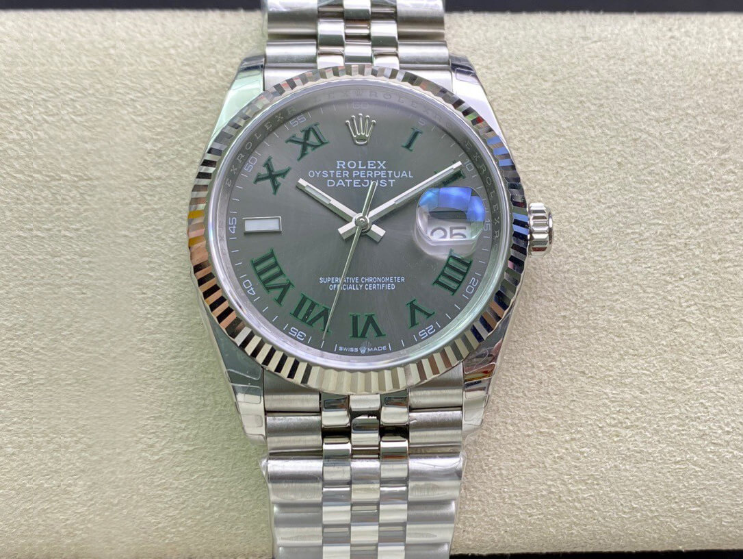 Replica Rolex Datejust M126234-0045 36MM 1:1 Best Edition Grey Dial - DEEPREPS