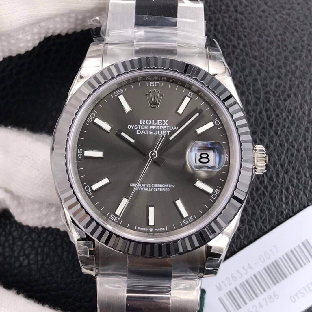 Replica Rolex Datejust M126334-0013 1:1 Best Edition Grey Dial - DEEPREPS