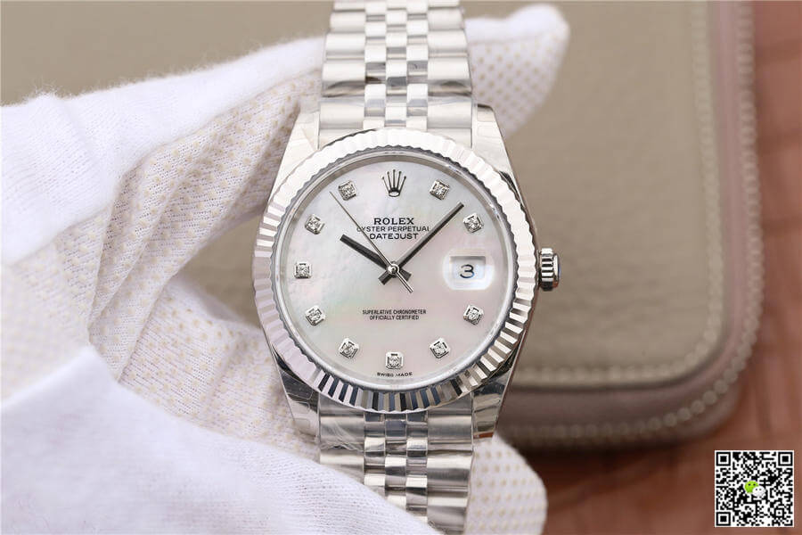 Replica Rolex Datejust M126334-0020 1:1 Best Edition Mother-Of-Pearl Dial - DEEPREPS