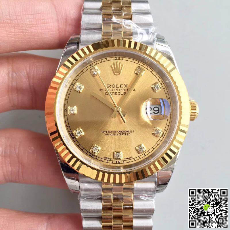 Rolex Dupe Datejust II 41mm 116333 1:1 Best Edition Swiss ETA2836 Champagne Dial - DEEPREPS