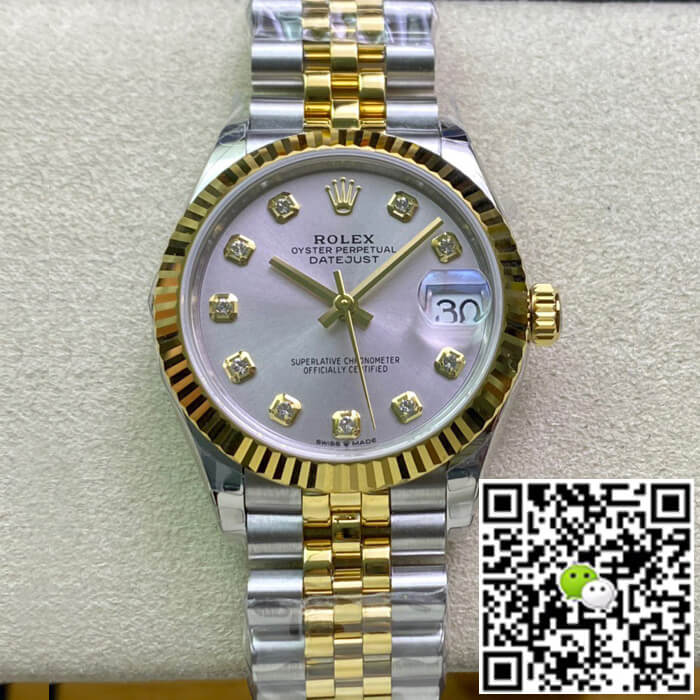 Replica Rolex Datejust M278273-0020 31MM 1:1 Best Edition Silver Dial - DEEPREPS