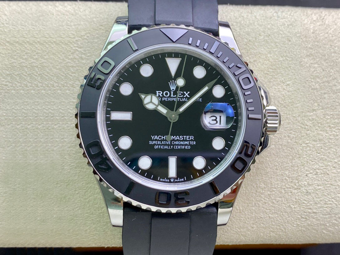 Replica Rolex Yacht Master M226659-0002 1:1 Best Edition Black Dial - DEEPREPS