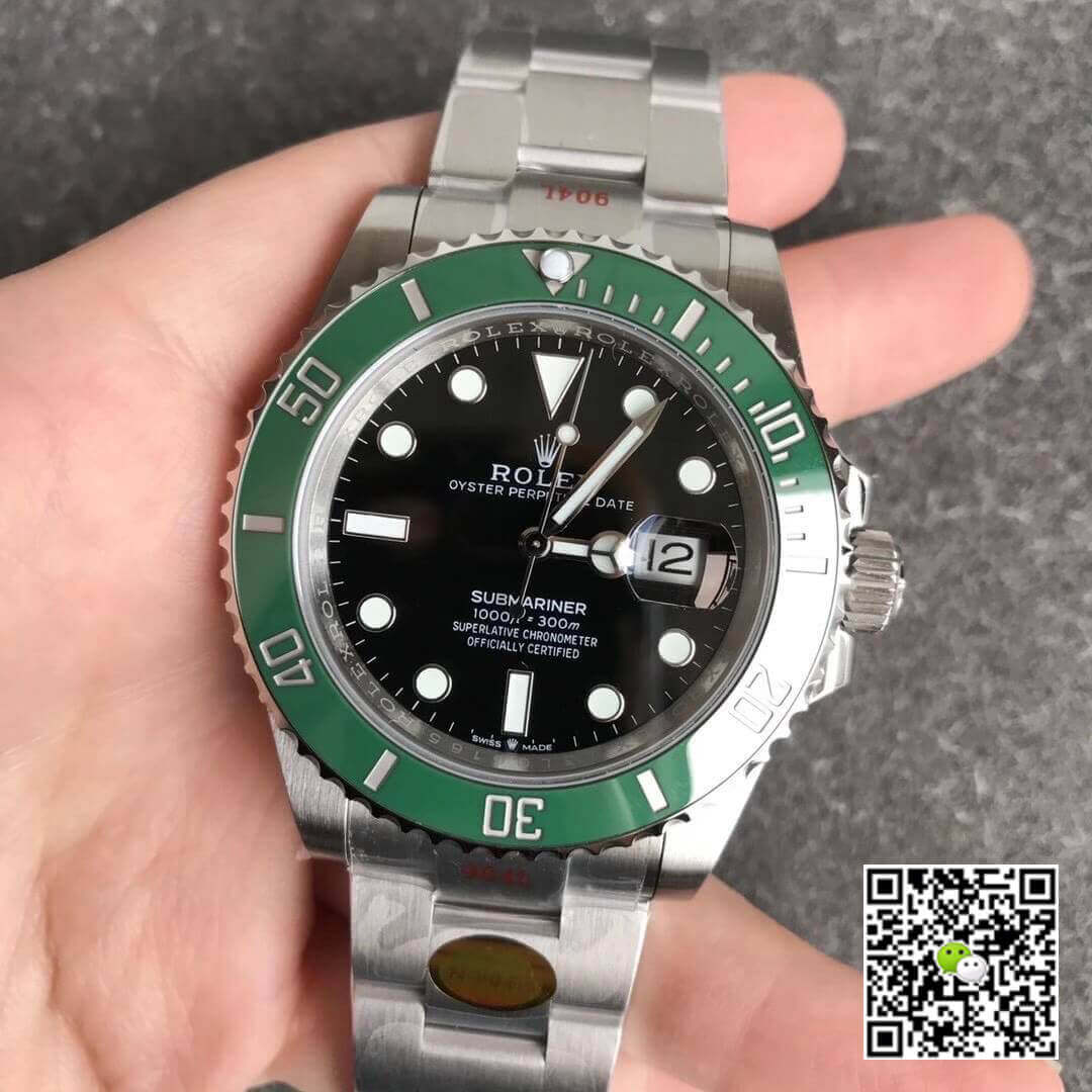 Rolex Submariner Replica Date 41mm 126610LV 1:1 Best Edition NOOB Factory Green Bezel - DEEPREPS